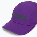 Kepurė su snapeliu HOKA Run Hat virtual violet 3