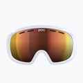 POC Fovea Mid Clarity hydrogen white/spectris orange slidinėjimo akiniai 7