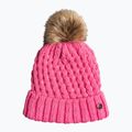 ROXY Blizzard Girl šokiruojanti rožinė vaikiška žieminė kepurė 4