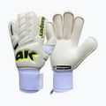 Vaikiškos vartininko pirštinės 4keepers Champ Carbo V RF Strap balta/geltona 6
