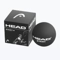 Squasho kamuolys HEAD Start Squash Ball juodas