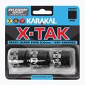 Skvošo raketės apvyniojimas Karakal X-TAK Grip 3 vnt. juodas.