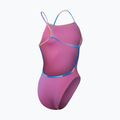 Vientisas plaukimo kostiumas Speedo Solid Vback kiki pink 2