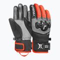 Vaikiškos slidinėjimo pirštinės Reusch Worldcup Warrior R-Tex XT Junior black/silver/fluorescent red 2
