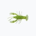 Relax Crawfish 1 Laminuotas guminis masalas 8 vnt Chartreuse juoda jumbo blizgutė balta CRF1