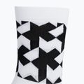 ASSOS Monogram holy baltos dviratininkų kojinės 6