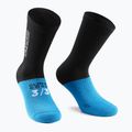 ASSOS Ultraz 3/3 Winter Evo dviratininkų kojinės juodos spalvos
