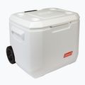 Coleman 50QT jūrinis kelioninis aušintuvas ant ratukų, baltas 3000005137