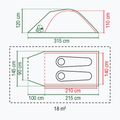 Coleman Darwin 2+ 2 asmenų kempingo palapinė pilka 2176902 2