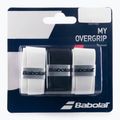 Babolat My Overgrip teniso raketės apvyniojimai 3 vnt. juodai balti 653045