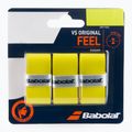 Babolat VS Original teniso raketės apvyniojimas 3 vnt. geltonos spalvos 653040