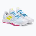 Moteriški teniso bateliai Babolat 21 Propulse Fury AC white/sulphur spring 4