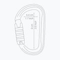 Petzl Am'D Triact-Lock auksinis karabinas M34A TLY 2