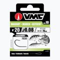 VMC Maggot methode leader loop kabliukas su spygliu + lynas 10 vnt. juodas nikelis 703810