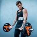 Grifas tiesus Sveltus Training Bar + 2 Spring Collars 175 cm chrome 7