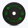 Guminė olimpinė štangos plokštė Training Olympic Disc 10 kg black