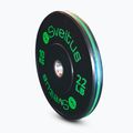 Guminė olimpinė štangos plokštė Training Olympic Disc 10 kg black 2