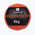 Medicininis kamuolys Sveltus Wall Ball 4 kg black/red