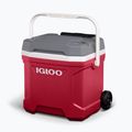 Turistinis šaldytuvas Igloo Latitude 16 Qt Roller 15 l industrial red/ meteorite 3