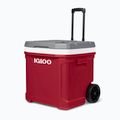 Turistinis šaldytuvas Igloo Latitude 60 Roller 56 l industrial red/ meteorite 4