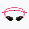 Vaikiški plaukimo akiniai arena Tracks JR Mirror silver/white/fuchsia 2