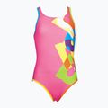 Vaikiškas vientisas maudymosi kostiumėlis arena Patch One Piece L fresia rose/multi 5