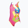Vaikiškas vientisas maudymosi kostiumėlis arena Patch One Piece L fresia rose/multi 6