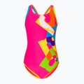 Vaikiškas vientisas maudymosi kostiumėlis arena Patch One Piece L fresia rose/multi