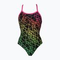 Moteriškas vientisas maudymosi kostiumėlis arena Reticulum One Piece black/fresia rose 5
