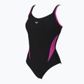 Moteriškas vientisas maudymosi kostiumėlis arena Agate Strap Back One Piece black/rose violet 7