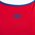 Moteriškas vientisas maudymosi kostiumėlis arena Team Stripe Super Fly Back One Piece fluo red/royal 3