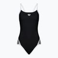 Moteriški maudymosi kostiumėliai arena Team Stripe Super Fly Back One Piece black/white