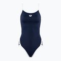 Moteriški maudymosi kostiumėliai arena Team Stripe Super Fly Back One Piece navy/white