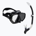 Paviršinio nardymo rinkinys arena Premium Snorkeling Set black/clear/black
