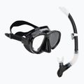 Vaikiškas paviršinio nardymo rinkinys arena Premium Snorkeling Set Jr black/clear/black