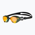 Arena plaukimo akiniai Cobra Tri Swipe Mirror yellow copper/army 6