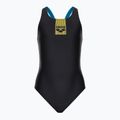 Arena Basics Plaukimas Pro Back One Piece vaikiškas maudymosi kostiumėlis Juoda/Turquoise
