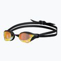 Arena plaukimo akiniai Cobra Core Swipe Mirror yellow copper/black 6