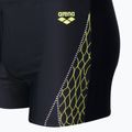 Vyriški arena maudymosi bokseriai Twist Short black/soft green 3