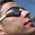 Plaukimo akiniai arena Air-Speed Mirror silver/gold 7