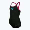 Vaikiškas maudymosi kostiumėlis arena Biglogo Swim Pro Back One Piece black/freak rose 4