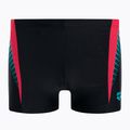 Vyriški arena maudymosi bokseriai Threefold Short black/black/anguria