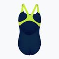 Vaikiškas vientisas maudymosi kostiumėlis arena Swim Pro Back One Piece navy/soft green 5