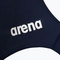 Moteriškas Arena Team Challenge vientisas tamsiai mėlynas/baltas vientisas maudymosi kostiumėlis 3