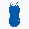 Moteriškas vientisas maudymosi kostiumėlis Arena Team Light Drop Solid royal/white