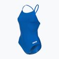 Moteriškas vientisas maudymosi kostiumėlis Arena Team Light Drop Solid royal/white 3