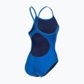 Moteriškas vientisas maudymosi kostiumėlis Arena Team Light Drop Solid royal/white 4