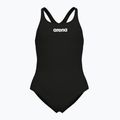 Vaikiškas vientisas maudymosi kostiumėlis arena Team Swim Pro Solid juoda/balta