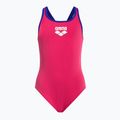 Vaikiškas maudymosi kostiumėlis arena Biglogo Swim Pro Back One Piece freak rose/neon blue