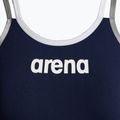 Moteriškas vientisas maudymosi kostiumėlis arena One Double Cross Back One Piece navy/white/silver 3